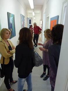 Vernissage in den Ateliers der wfk